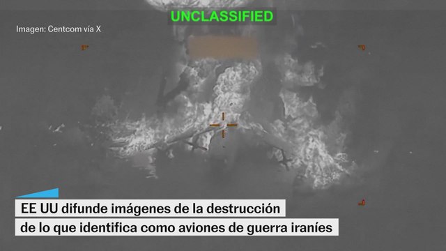 Las imágenes de los ataques estadounidenses contra aviones