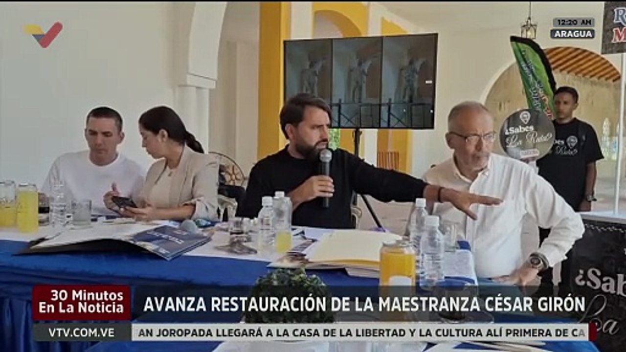 Avanzan los trabajos de rehabilitación de la Maestranza “César Girón” en Aragua