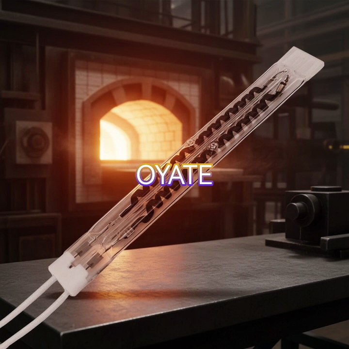 635mm 415v 2500w Twin Tubes Carbon Fiber Infrared Heating Lamp Infrared Heating Element for Tunnel Drying Furnace