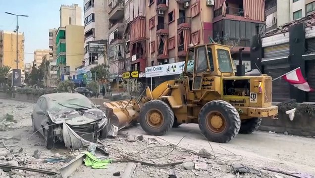 Líbano: ataques aéreos israelitas causam destruição nos subúrbios do sul de Beirute