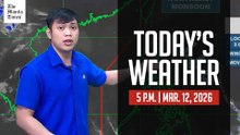 Today's Weather, 5 P.M. | Mar. 12, 2026