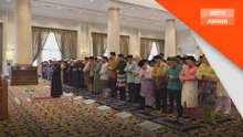 Raja Permaisuri berangkat ke Majlis Tahlil Syed Muhammad Naquib