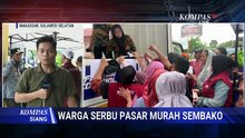 Jelang Lebaran, Warga Makassar Antre Sembako Murah di Program Pasar Murah Pemkot