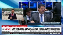 CNA define demarcação de terras como prioridade em 2026