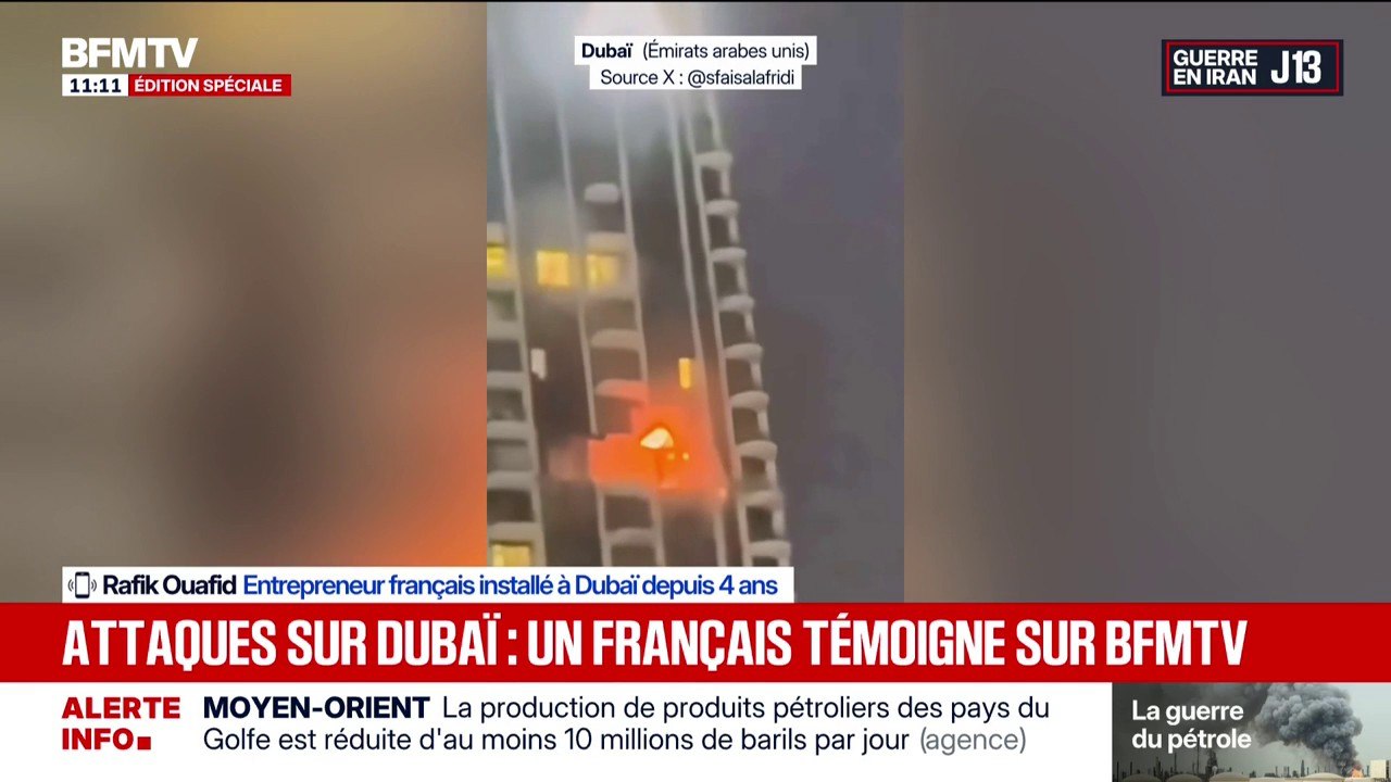 Guerre au Moyen-Orient: le témoignage d'un entrepreneur français après les frappes au cœur de Dubaï
