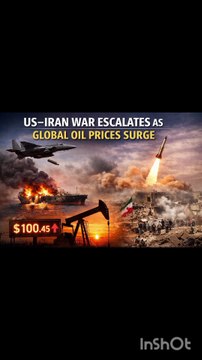 “US–Iran War Escalates as Global Oil Prices Surge” 🌍🛢️