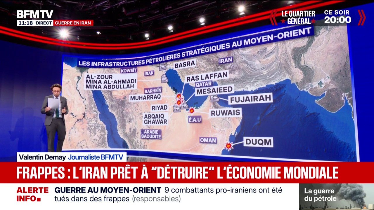LES ÉCLAIREURS - Guerre au Moyen-Orient: les infrastructures pétrolières visées par l'Iran