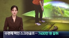 수면제 먹인 스크린골프…7400만 원 갈취