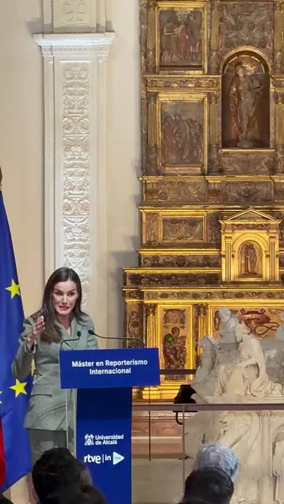 El discurso de la reina Letizia recordando su trabajo como periodista