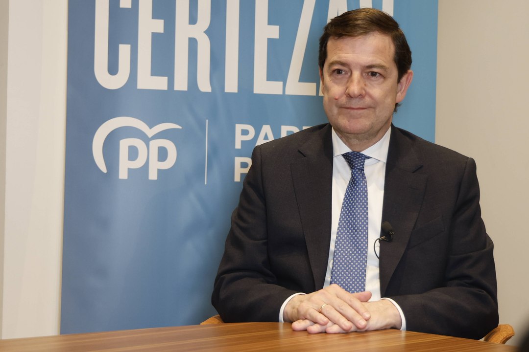 Entrevista con Alfonso Fernández Mañueco, candidato del PP a la presidencia de la Junta de Castilla y León