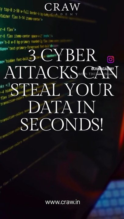 Think cyber attacks won’t affect you These 3 cyber attacks can steal your data in seconds