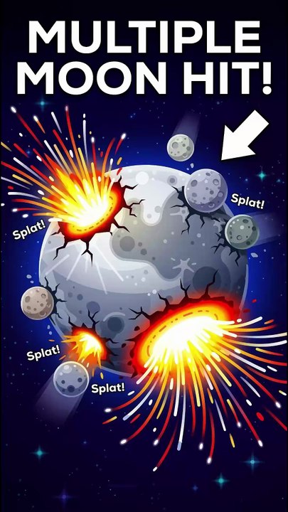 What happens if the Moon is hit from every single direction?