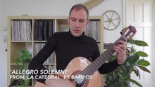 Allegro Solemne - from La Catedral by Agustín Barrios Mangoré