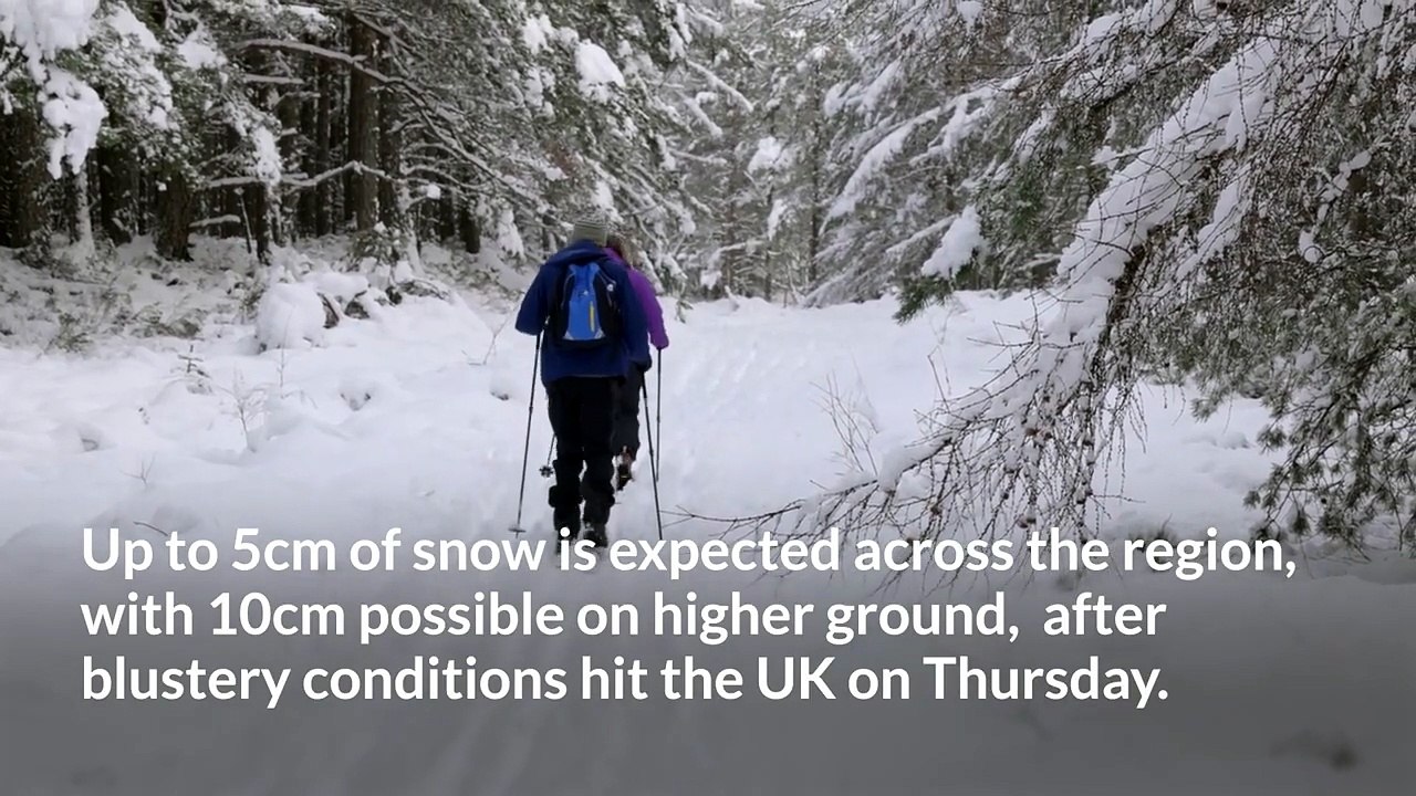 Snow showers forecast in parts of Scotland after blustery conditions hit UK