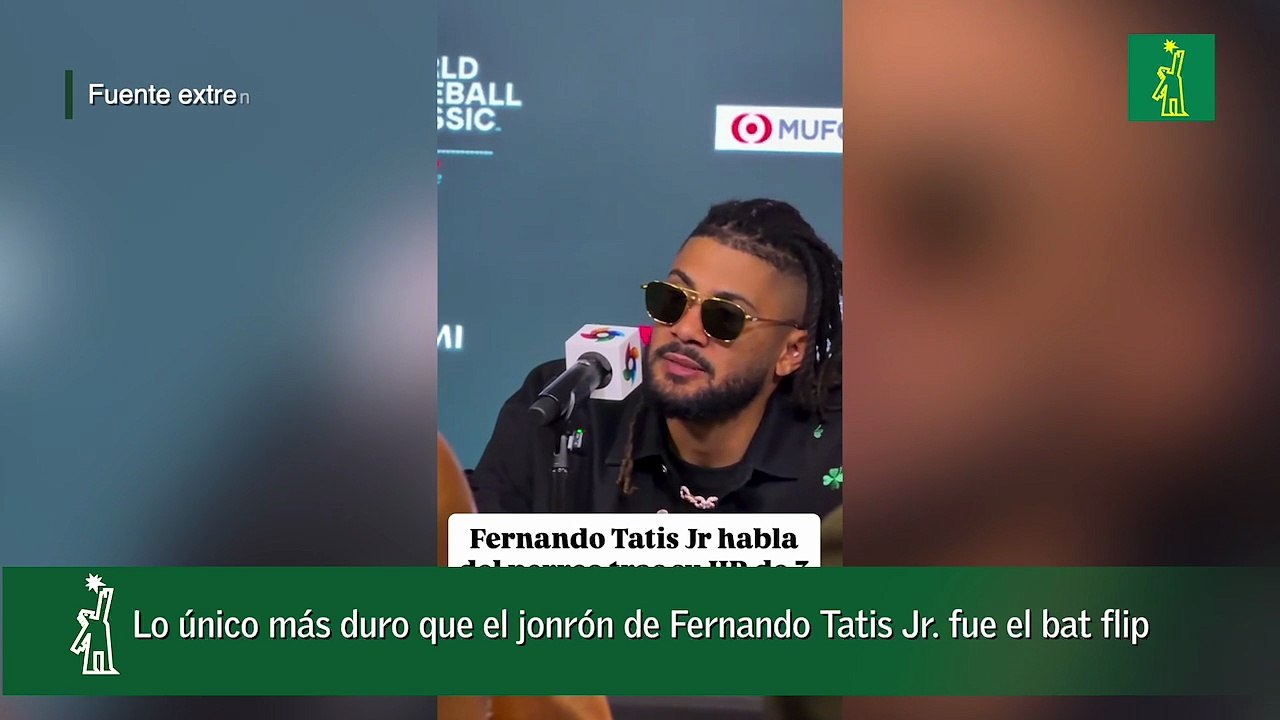 Lo único más duro que el jonrón de Fernando Tatis Jr. fue el bat flip