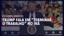 Trump afirma que Irã está perto de perder a guerra