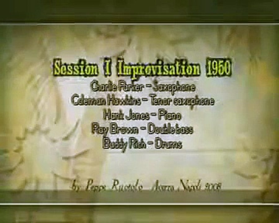 Charlie Parker & Coleman Hawkins 1950