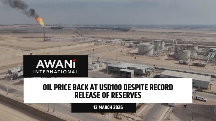 Oil price back at USD100 despite record release of reserves