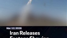 Iran Releases Footage Showing Missile Launches