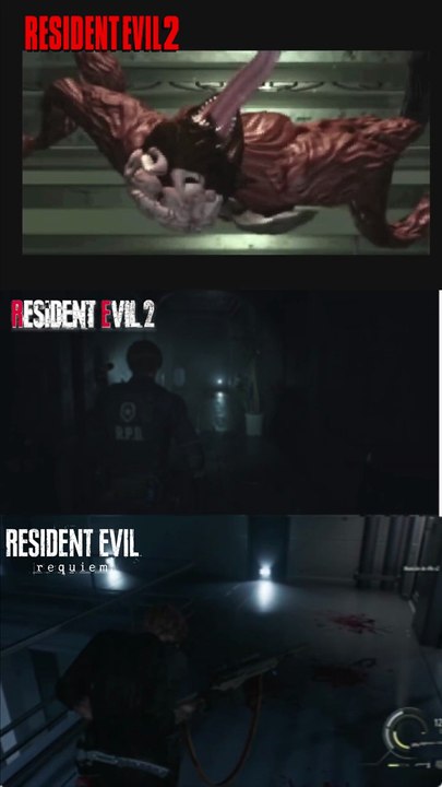 ¡LICKER Primera Aparición! RE2 Original vs Remake vs Requiem con Leon