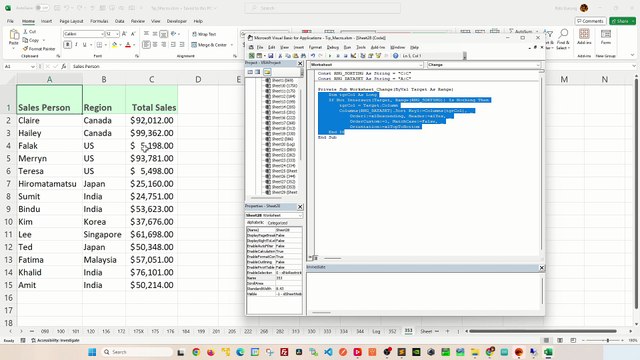 Excel Automatically Sort When Data Changes or Added - Excel Tips and Tricks