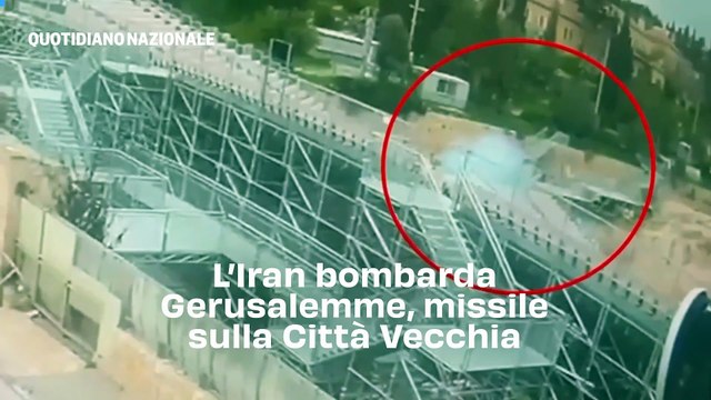 L'Iran bombarda Gerusalemme, missile sulla Città Vecchia vicino a S. Sepolcro, Al-Aqsa, Muro del Pianto