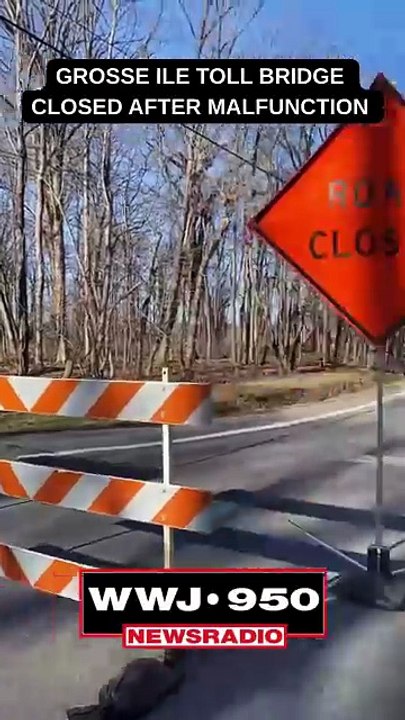 Grosse Ile Toll Bridge closed, mechanical issue leaves it stuck open