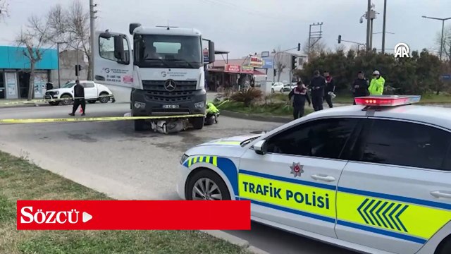 Kahramanmaraş'ta beton mikseri ile çarpışan motosikletin sürücüsü öldü
