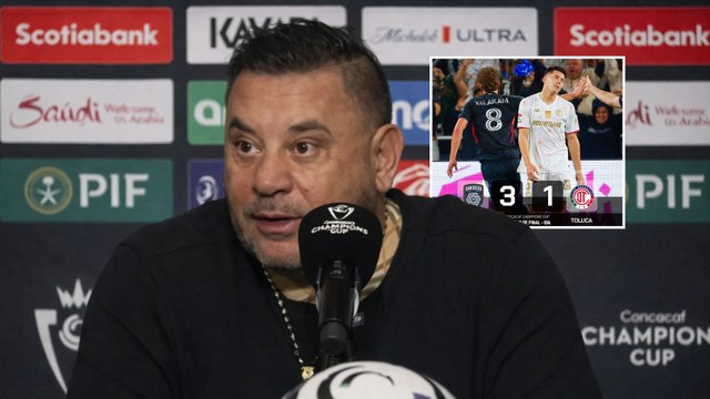 Toluca sufre su primera derrota tras bicampeonato y en Concachampions: Fue nuestro peor partido asegura Mohamed