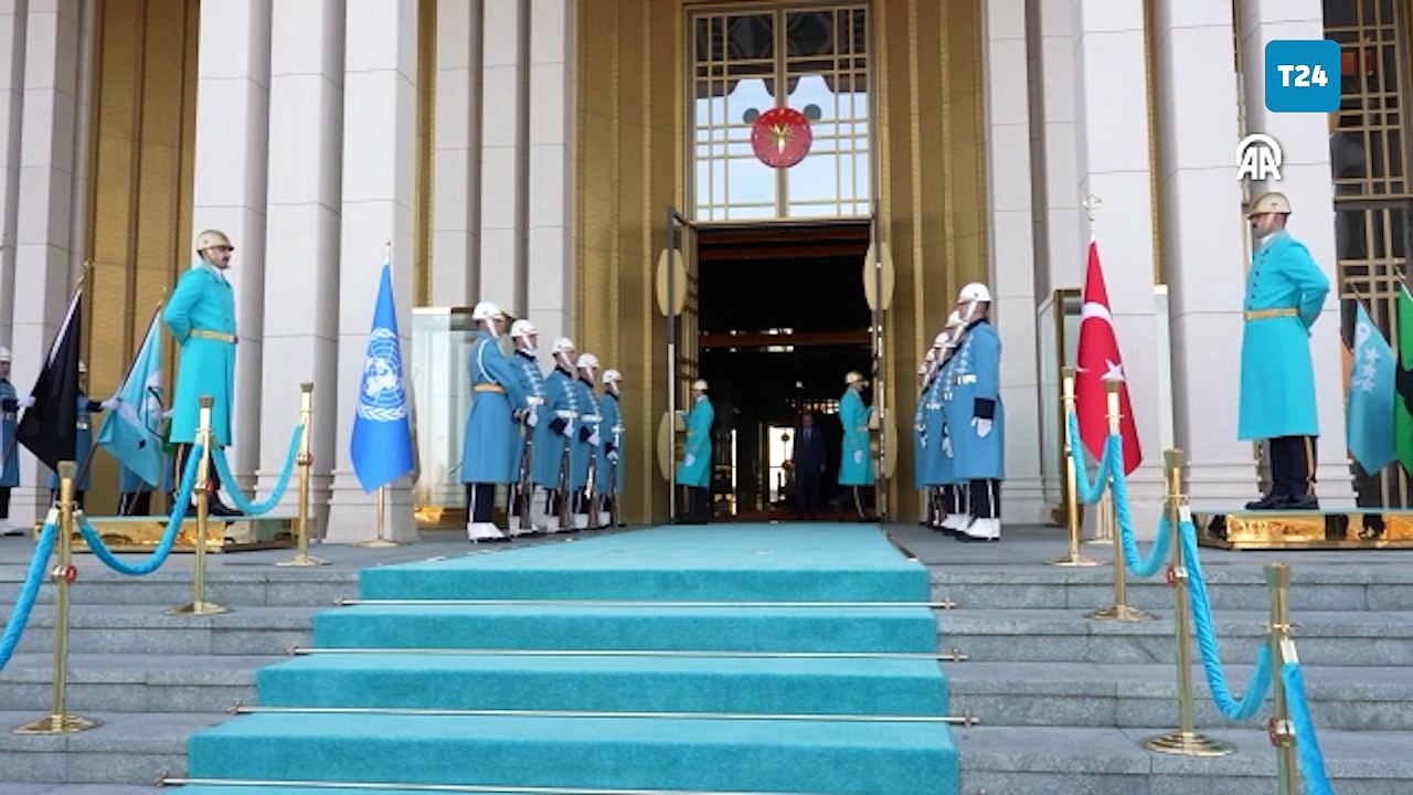 BM Genel Sekreteri Guterres, Ankara’da; Külliye’de Erdoğan’la görüştü