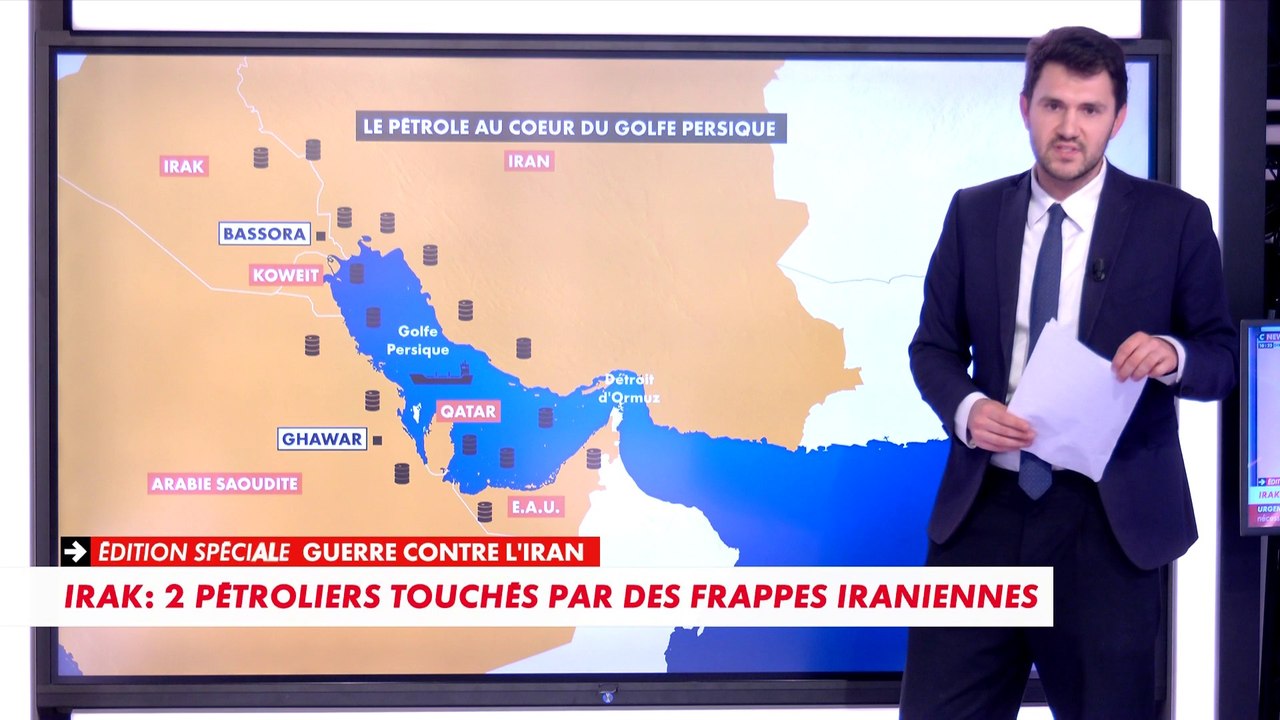 Irak : deux pétroliers touchés par des frappes iraniennes