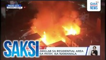 Sunog na sumiklab sa residential area sa Brgy. 85, isa patay, isa nawawala | Saksi