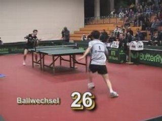 Tennis de table, point exceptionel !