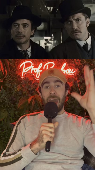 RDJ portait des talonnettes dans les films Sherlock Holmes 😅