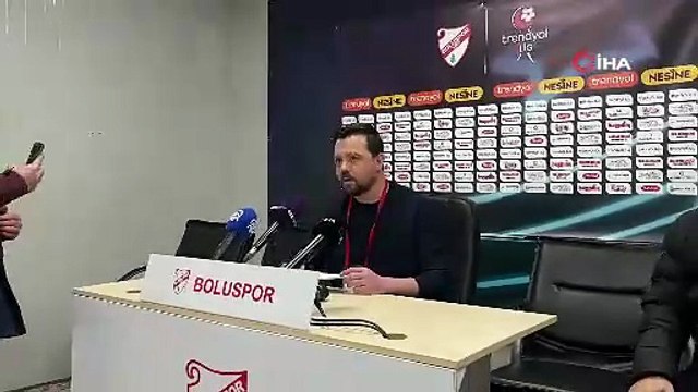 Boluspor - Çorum FK maçının ardından | Ajansspor | IHA