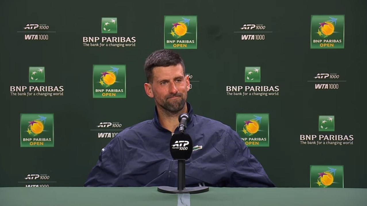 BNP Paribas Open 2026 - Novak Djokovic : "Tout s'est joué sur un point..."