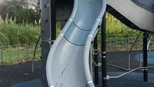 1-Year-Old Daredevil Tries Giant Slide—Hilarious Playground Fail!|| Heartsome 💖