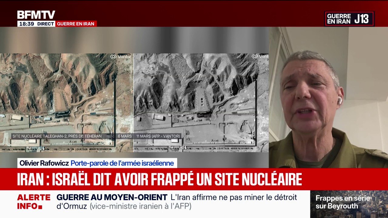 Guerre au Moyen-Orient: "Nous allons continuer de s'occuper du problème nucléaire iranien", affirme le porte-parole de l'armée israélienne