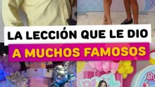 La lección que le dio a muchos famosos