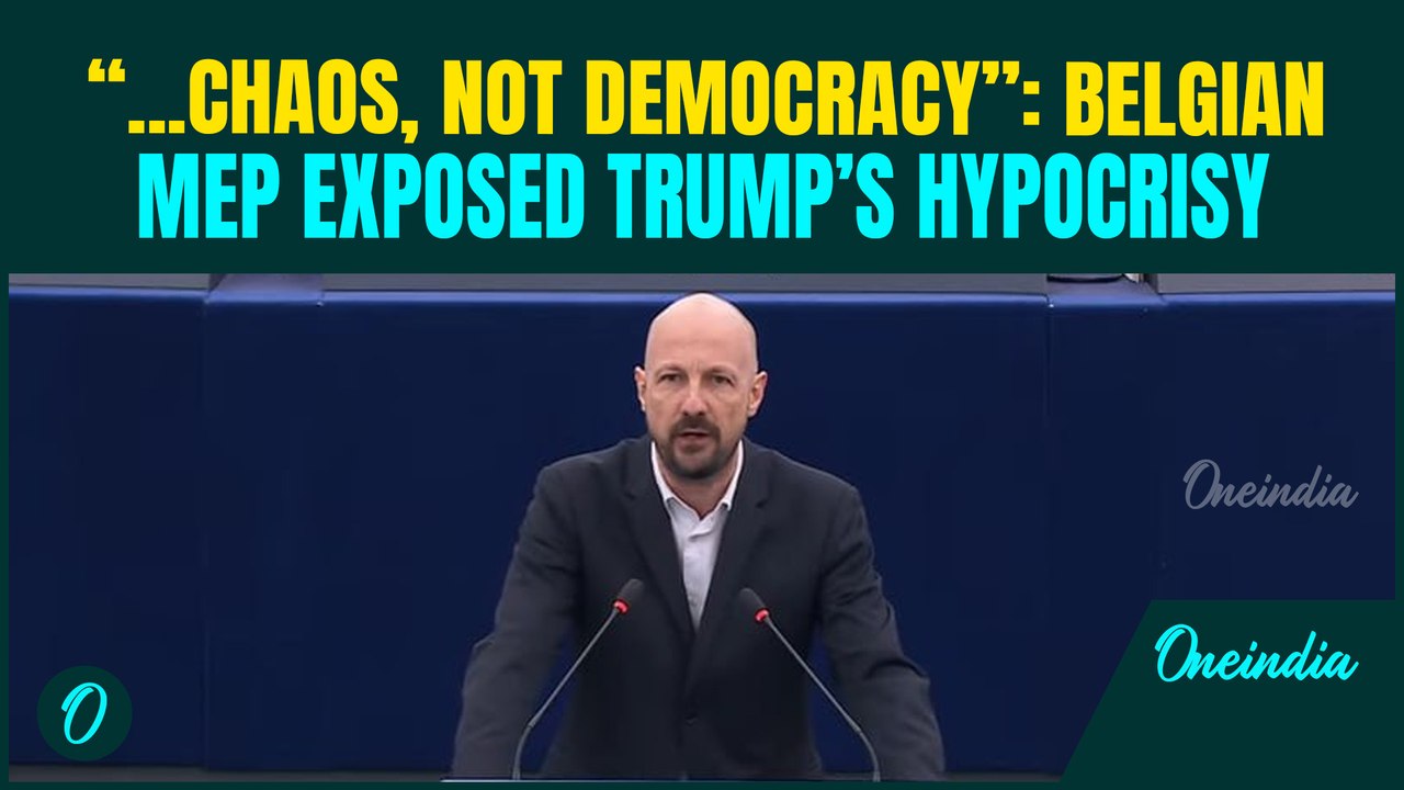 Belgian MEP Botenga TORCHES Trump and Netanyahu Over STRIKING School Girls in Iran at EU Parliament