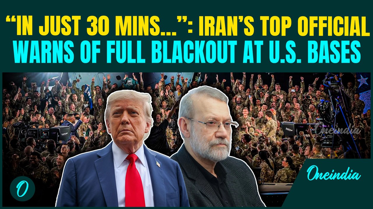 Iran Top Official Larijani’s THREAT Stuns Trump; Warns To BLACKOUT on U.S Bases in Just 30 Minutes