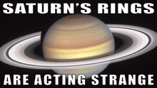 Saturn's Rings Had Strange Seasonal Spokes - Hubble To Study