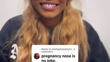 Replying to @itsstephanielynn_ Pregnancy nose is a real thing. #marriedlife #couples #interracialcouple #westvirginia