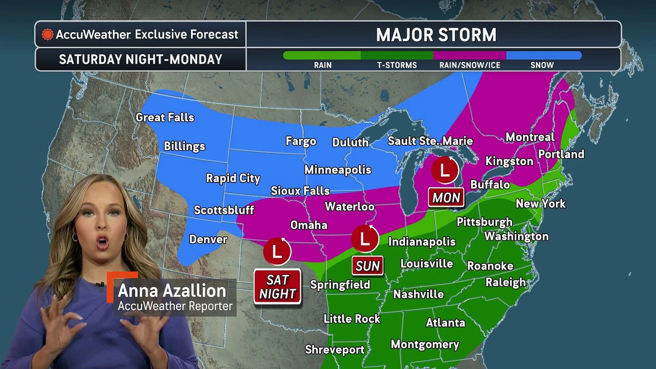 Blizzard conditions, tornadoes, hail and flooding all from one weekend storm