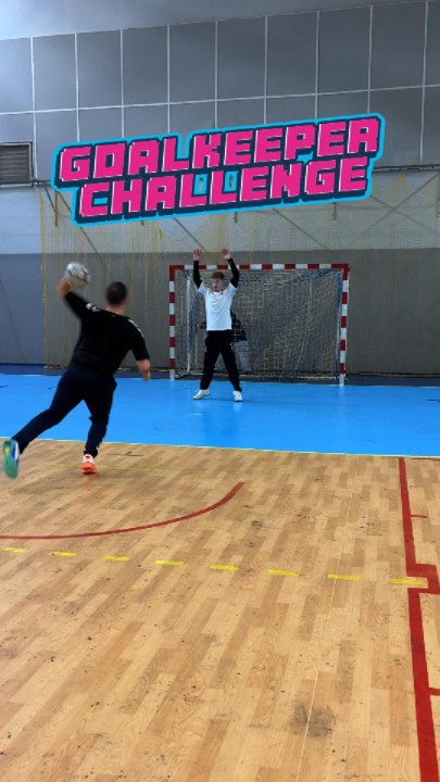 Goalkeeper Challenge ! 🧤✨ #Handball #Hand #Defi #goalkeeper #Fun