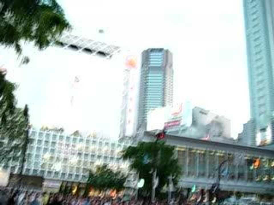 Shibuya tombee jour
