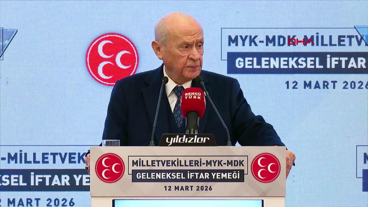 Devlet Bahçeli: ABD-İsrail, İran’dan elini çekmelidir