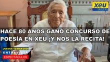 Hace 80 años ganó concurso de poesía en XEU ¡Y nos la recita!