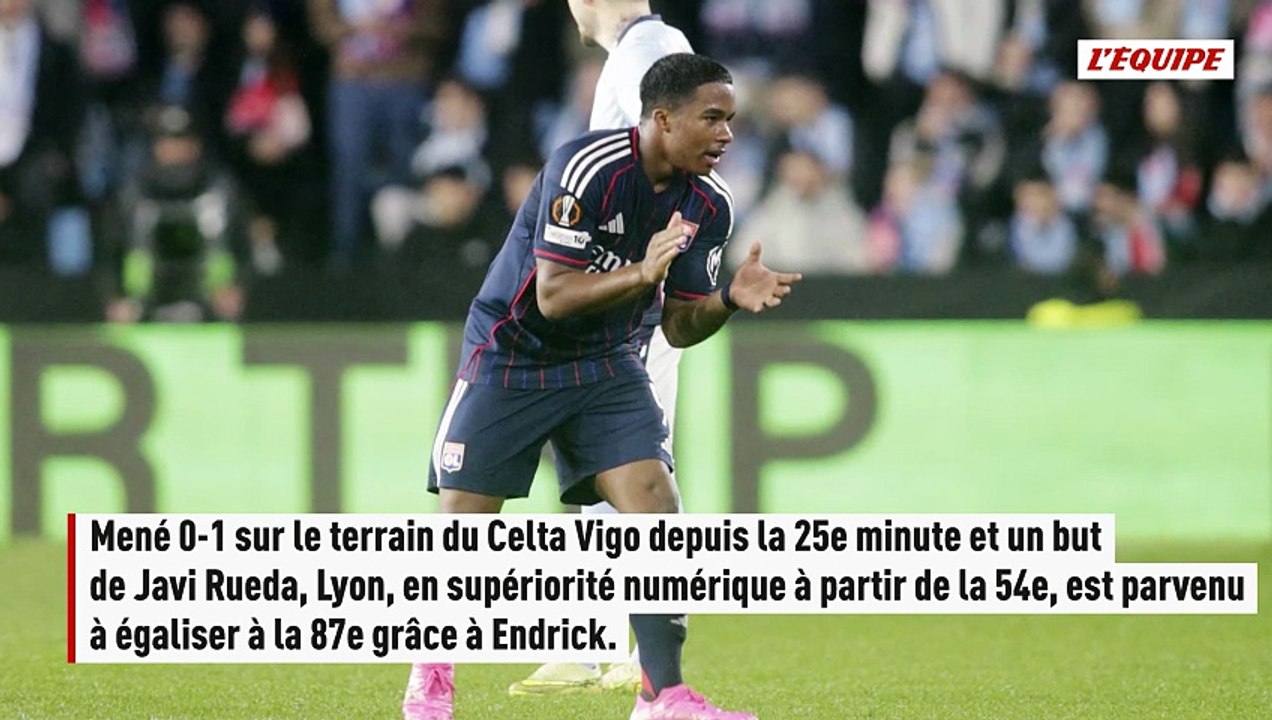 L'OL arrache un bon match nul sur la pelouse du Celta Vigo en huitièmes de finale - Foot - Ligue Europa