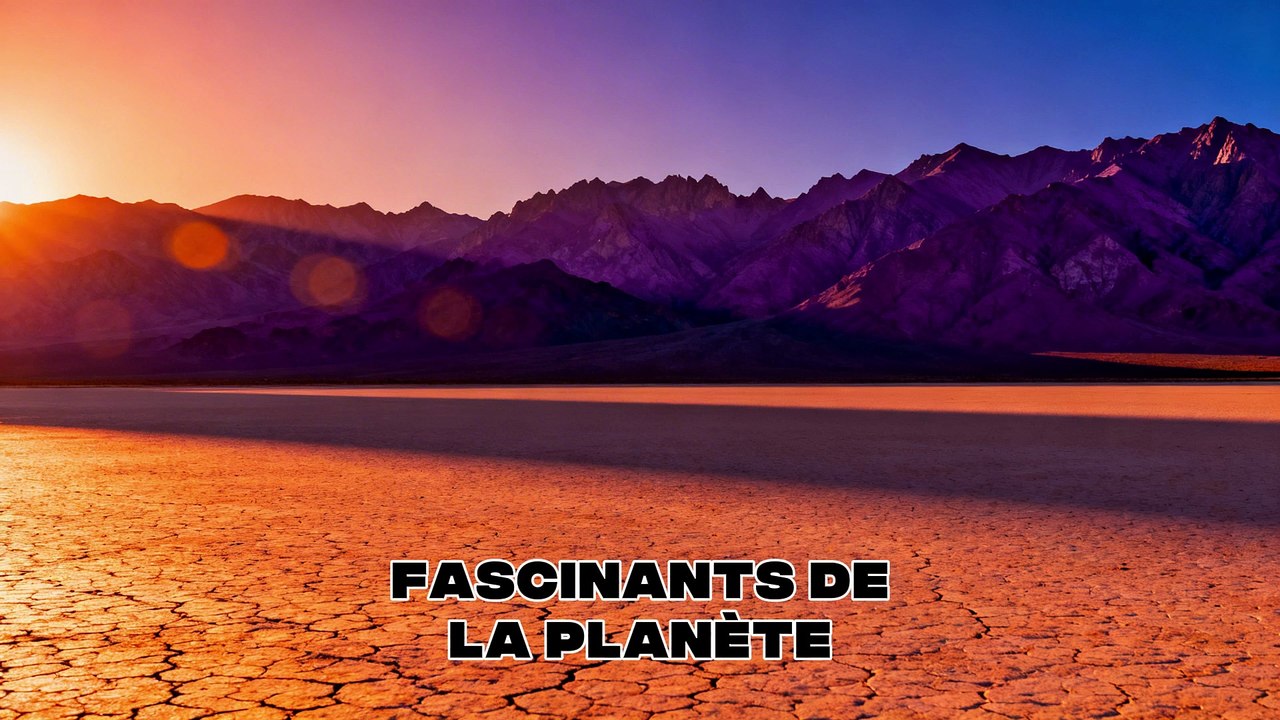 Le désert où les pierres se déplacent toutes seules